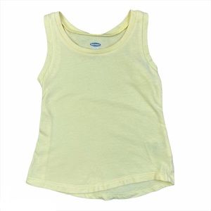 5/$20✨Old Navy Girls Butter Yellow Solid Everyday Tank
